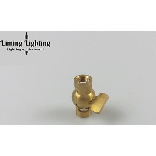 Pure Copper Vintage Retro Light Bulb Holder Socket Droplight Connector Material Gold Lamp Bases