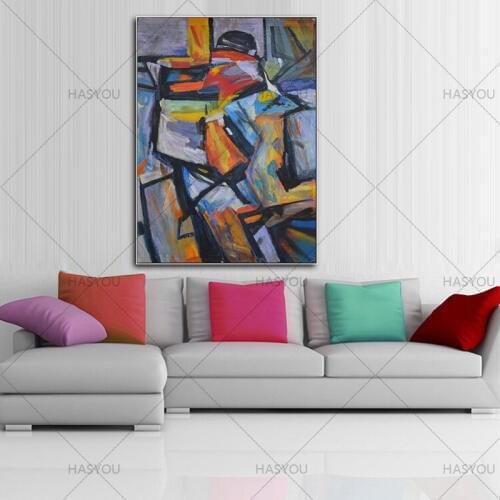 Home decor 100% handmade oil painting on canvas modern Best wall Art Abstract oil painting original directly from top artist