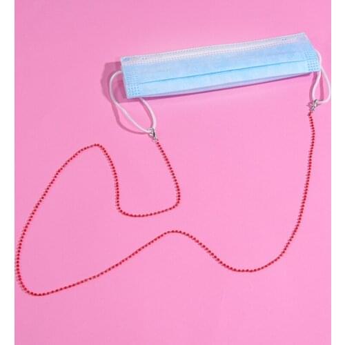 Exquisite Stone Beaded Face Mask Chain Jewelry 2021 Fashion Sunglasses Chain Womens Stainless Steel Glasses Chain Lanyard Gift