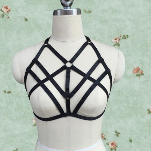 Halloween Costumes cage Bra Harness Cage Bra Corset Bondage Bralette girl sexy fashion body cage harness bondage gothic bra belt