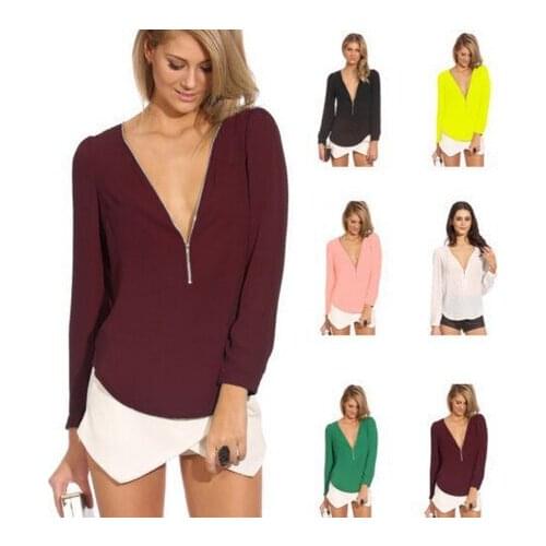 LOIEJIAOHUI Womens Chiffon Shirts