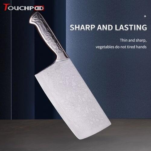 Canivete 7.5inch Handmade Forged Kitchen Knife Butcher Meat Chopping Cleaver Chinese Chef Knife 5CR15 Stainless Steel
