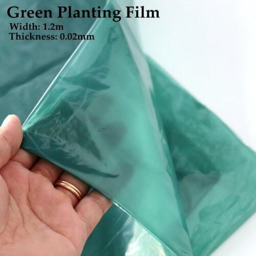 5~50m Width:1.2m Green Planting Mulch Film Vegetable Ginger Grow Film Garden Greenhouse Agriculture Film Plants Sheeting Cover