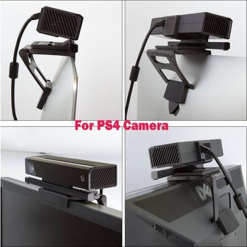 Adjustable TV Monitor Clip Mount Clamp Foldable Braket for Sony PlayStation 4 PS4 Move Eye Camera Sensor Stand Holder