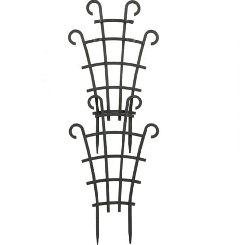 2 Pcs Plant Climbing Trellis DIY Garden Plastic Mini Superimposed Potted Plant Support Garden Trellises For Plant Vines