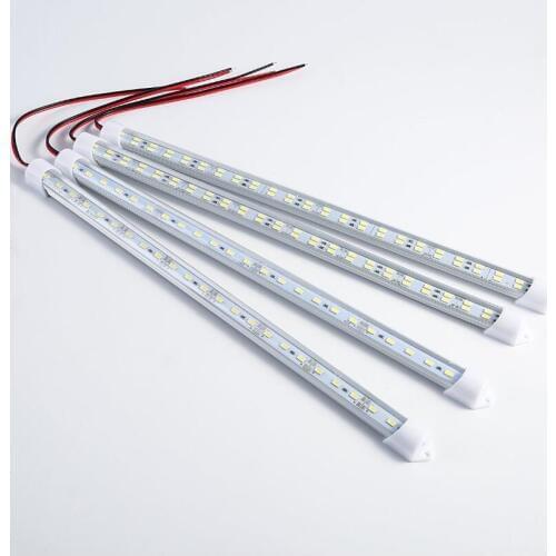 12V/24V 24/48 LED Light Strip Hard Rigid Tube Bar Lamp IP65 Waterproof 5730-led bead Lights Strips For Car Caravan Boat Home