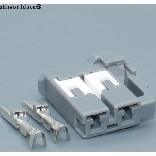 Worldgolden 2 Pin 2.0mm Automotive Gasoline Filter Wiring Harness Connector Electrical Plug For Cars