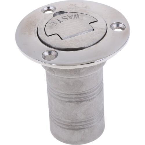 Boat Deck Fill/Filler Cap Keyless 38mm (1-1/2'' ) Waste - 316 Marine-Grade Stainless Steel