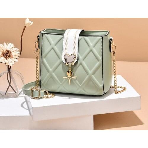 Women Mini Shoulder ChainBags Pu Leather 2021 Ladie Small Fashion Vintage Party White Black Shoulder Crossbody Messenger Bag