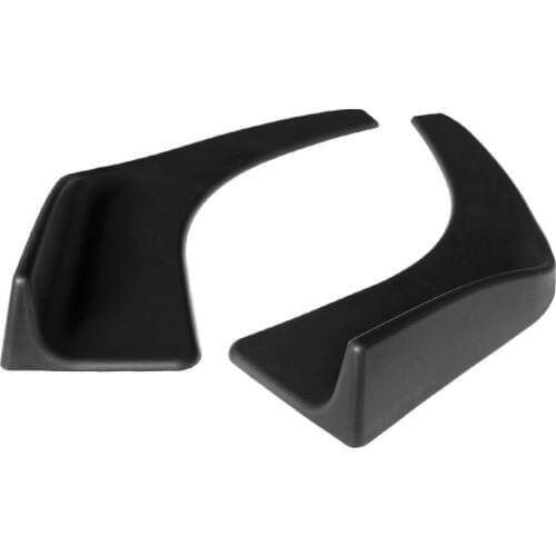 1 Pair Front Body Shovels Universal Car Modification Shovel Auto Bumper Spoiler Black Front Shovel Automobile Accessories