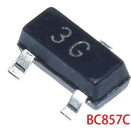 100PCS/Lot SMD Triode transistor BC857C (3G) 0.1A/45V PNP SOT-23 transistor BC857 New & original
