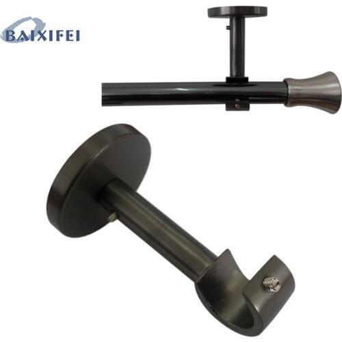 2 Pcs D20mm Curtain Rod Decorative Allure Ceiling Bracket 7cm , Curtain Accessories Bracket for Window Decoration