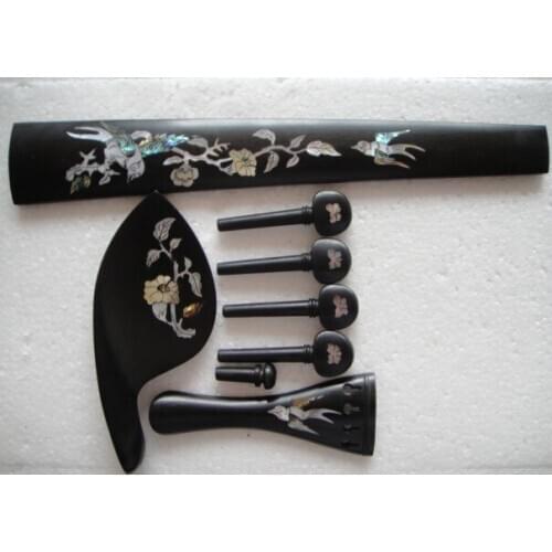 Violin accessories violin accessories tail Ding gillola string plate string axis ebony high-grade