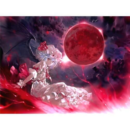 Wholesale Cartoon Red sun woman 5D DIY Diamond embroidery Diamond Painting Cross Stitch Mosaic Picture Christmas decorations