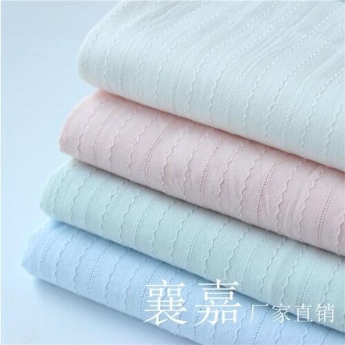 Cotton White Cloth, Pure Cotton Jacquard Fabric, Pastoral Small and Clean Womens Wear, Shirt, Skirt, Childrens Fabric