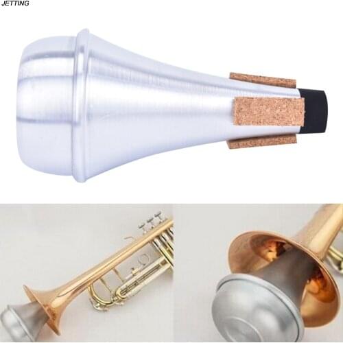 Mute For Trumpet Aluminium Straight Trumpets Mute For Jazz Instrument Practice Beginner 68*68*135mm