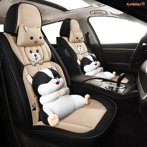 KAHOOL flax car seat covers For kia sportage rio stinger niro carens carnival cerato ceed optima soul k3 k5 car seats