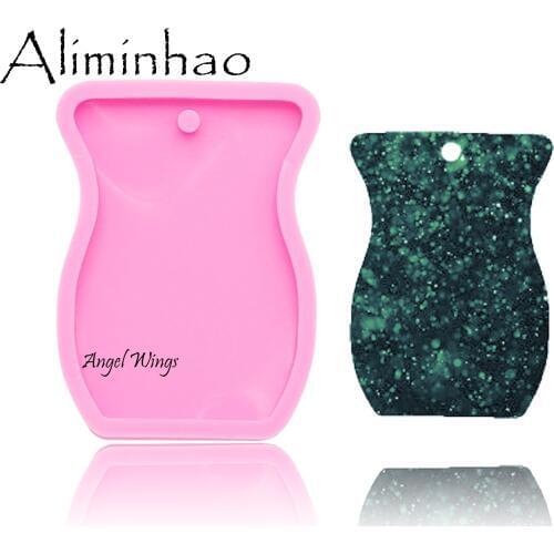 DY0113 Shiny vase Jar silicone mold bottle resin Liquid silicone mold DIY Resin Decorative Craft DIY Keychain Mold wholesale