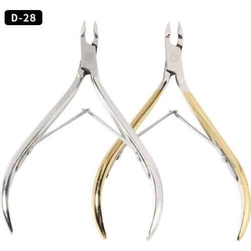 Fashion Hot Selling Cuticle Scissors Manicure Nail Tools Professional Barb Shears Exoliating Scissors for Nail Spa Nail Salon