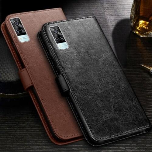 Book style leather magnetic stand flip case for vivo x60 x 60 pro y20 y31 v21 v21e v20 v20se vovi y 31 v 20 21 card wallet coque