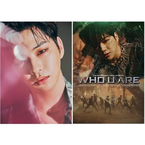 KPOP Kang Daniel 2pcs/set Poster Stickers Wall Banner Stickers Collection 21*30CM B180