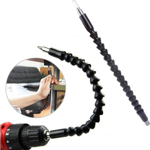LETAOSK Black Flexible Shaft Extension for Electronics Drill Screwdriver Bit Tool