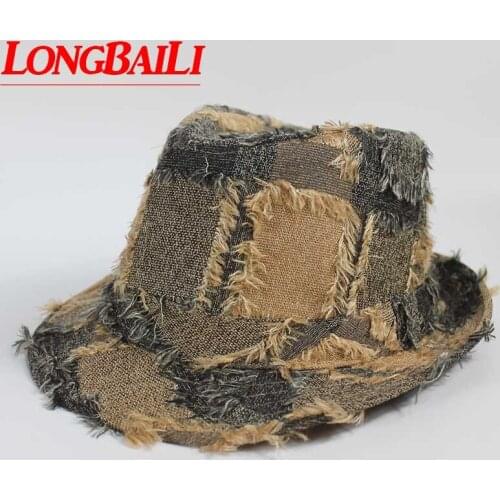 Fashion Cotton Blend Fedora Hats For Men Chapeu Masculino Panama Jazz Hat Women Gangster Caps Free Shipping MEDB017