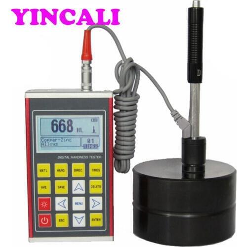 Small metallic shell Hardness Tester KH200 Test at any angle Data Memory Max 600 groups Data High Reliability Hardness Gauge