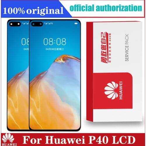 Original 6.1'' Display Replacement With Frame For Huawei P40 LCD Touch Screen Digitizer Assembly for Huawei P40 Display Screen