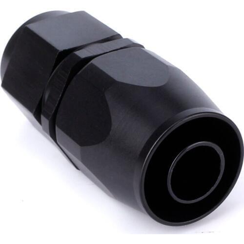 AN10 Straight Swivel Oil Fuel Gas Line Hose End Adaptor Black Fast Flow Fuel Oil Braided Hose Fitting TT101285