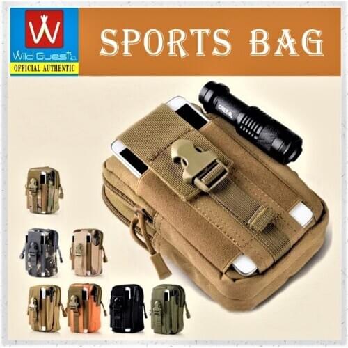 Tactical Universal Holster Military MOLLE Hip Belt Bag Wallet Mobile Phone Case With Zipper for Iphone 7