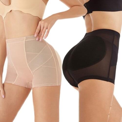 Women Hip Enhancer Butt Lifter Padded Panties Body Shaper Lace Push Up Slimming Underwear Tummy Control Panties Shapewear