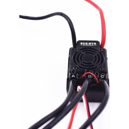 120A Waterproof ESC SUPER BEC 6V/3A Brushless 2-4S Lipo NiMH 3674 Motor For 1/8 1/10 Scale Models Remote Control RC Car SC8-RTR