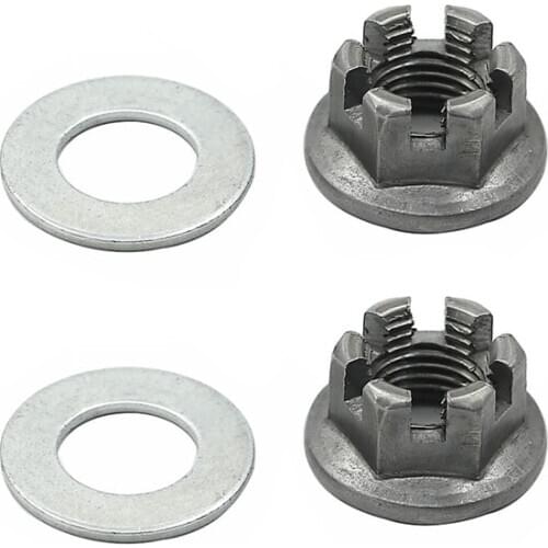 2 Performance axle castle hub nut washer For Yamaha Banshee 200/350 Raptor350 660 Blaster YFZ450 Warrior 350 Grizzly 125 Breeze
