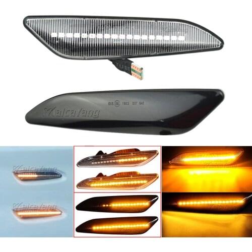 2Pieces Dynamic LED Side Marker Turn Signal Blinker Light For Alfa Romeo 147/156 For Fiat Tipo For Lancia Delta 3 Ypsilon 846