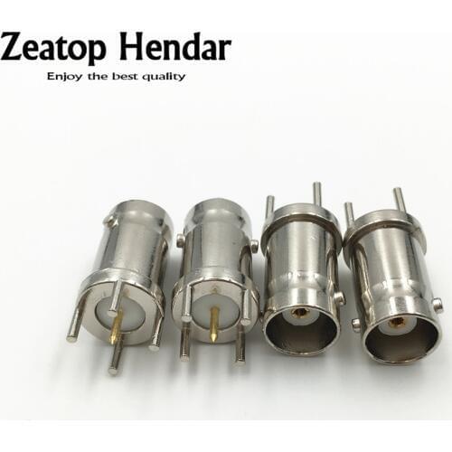 40Pcs BNC Female Jack Center PCB Mount Soldering Straight RFCoxial Connector Adapter for Mobile Signal Booster Repeater Antennas