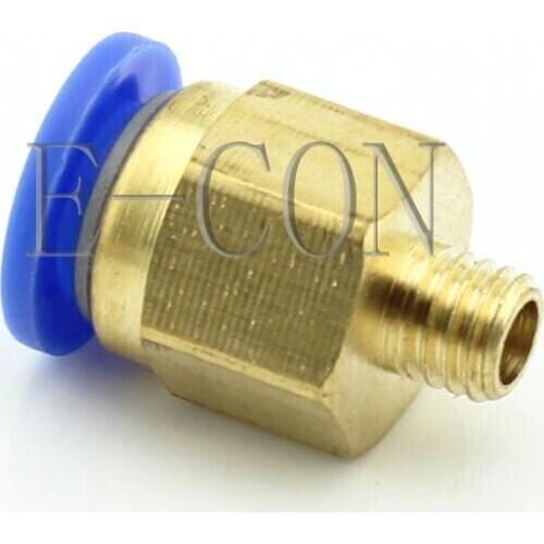 5 Pcs Air Pneumatic Quick Release Connector M8*1.25 Threaded metric 10mm Tube