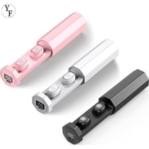 Wireless Headset 9D HIFI Touch Control Sport Earbuds Earphones With Charging Box Waterproof Headphone For Smartphone Dropship