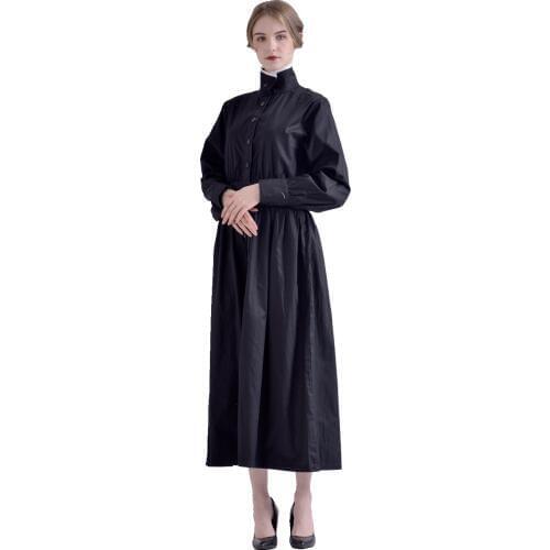 Women Lolita Dress Vintage Victorian Fashion Long Sleeves Sweet British Housekeeper Servant Prairie Cosplay Costumes for Party