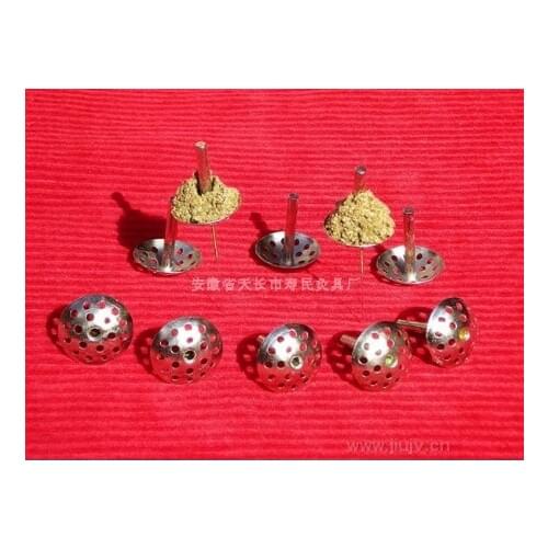 Acupuncture needle and moxibustion cap, warm needle moxa cap, with samall holes / no holes to choose