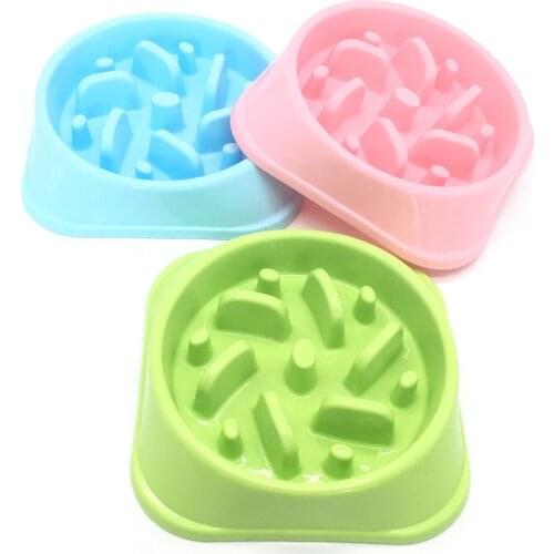 Eat Slow Dog Bowl Slow Feeder Pet Supplies Accessories Cat Dog Slow Down Feeders Dogs Bowl For Pets Food Cats Dish Bowl