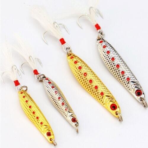 Metal Leech Vib Blade Lure 7/10//15/20G Sinking Vibration Baits Artificial Feather Vibe for Bass Pike Perch Fishing Long Shot