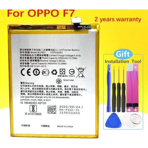NEW Battery For OPPO F7 Phone Replacement+Tracking Number