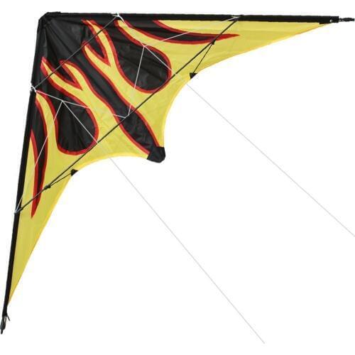 Outdoor Fun Sports NEW 48 Inch Dual Line Stunt Kites / Flame Kite With Handle And Line Good Flying