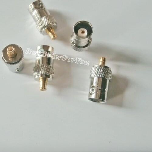 10Pcs Adapter BNC Female Jack To MCX Male Plug Connector M/F DVB-T TV Antenna New