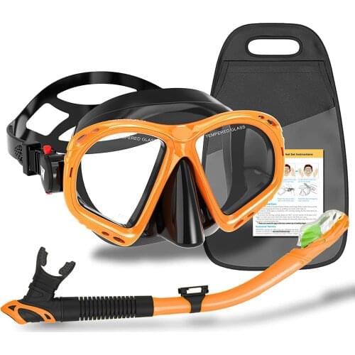 Adjustable Snorkel Mask for Adult Silicone Diving Anti-Leak Snorkeling Set for Women Man Swimming Gear Diving Gear