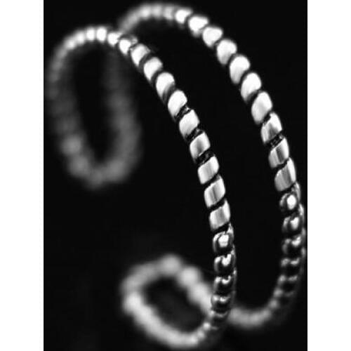 Retro Double String Open Finger Rings for women Hollow Out Twisted Rings Bohemia Jewelry Nice Gift for Girls Rings