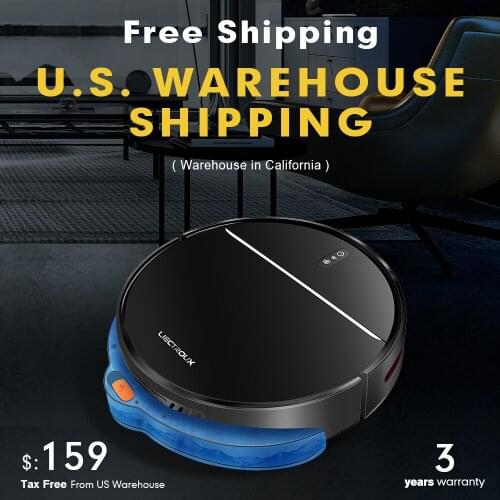 LIECTROUX M7S Robot Vacuum Cleaner,with Memory,WiFi App Map Navigation,3KPa Strong Suction,Dry & Wet Mopp,Easy to Suck Hair