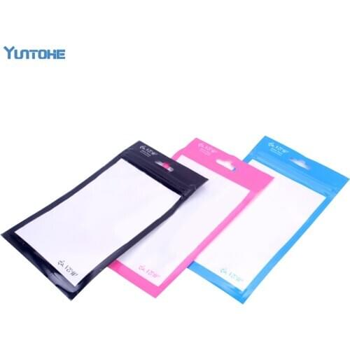 177*100mm Opp bag Self adhesive Plastic Hanging Seal Bags Package For Mobile Phone case, Cable, Stylus Pen, Accessories 2000pcs