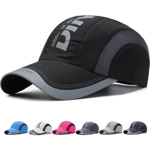 Spring New Baseball Cap Summer Breathable Quick-Drying Mesh Cap Women Men Outdoor Sports Fishing Hats Unisex Sun Hat casquette